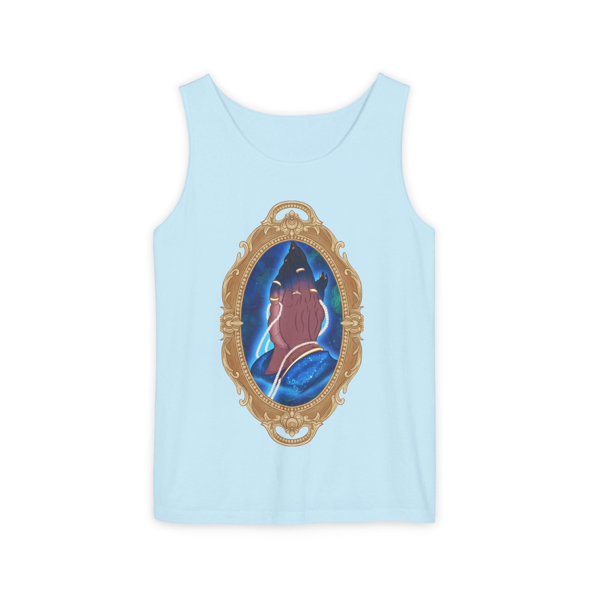 Geechee Coded - Praying Hands tank – Soul Things Botanica