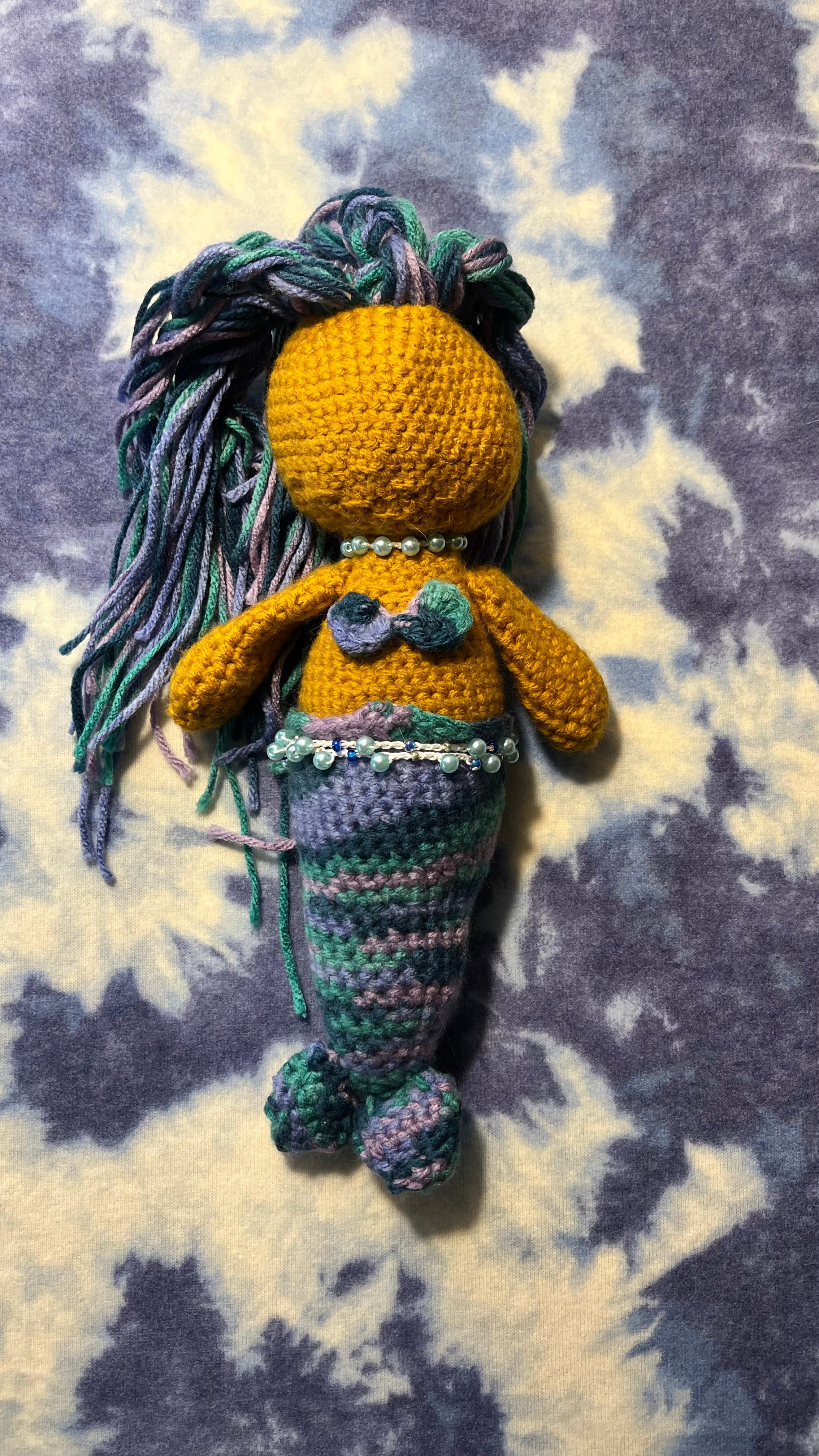 Large Crochet Mermaid