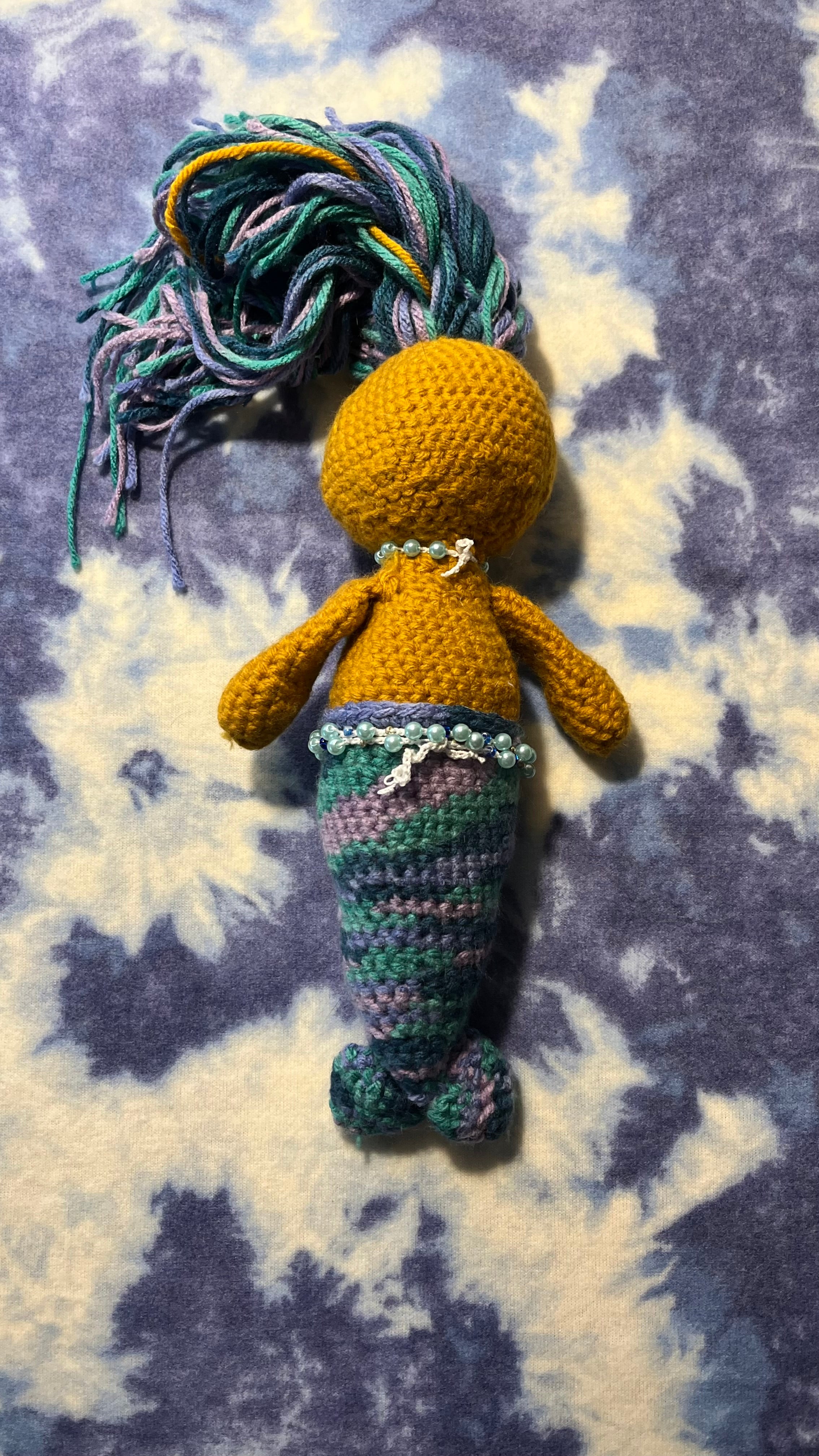 Large Crochet Mermaid